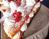 Une image de l'étape 6 de Feuilletés triangles gourmands chantilly framboises 😋#janvier.