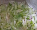 A picture of step 2 of Spring onion dry sabzi.