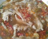Foto langkah ke 5 dari resep Ceker Ayam Kuah Asam Pedas JONTOR.
