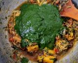 A picture of step 10 of Methi palak aloo.