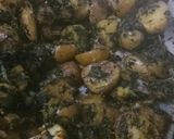 A picture of step 3 of Meethi aloo.