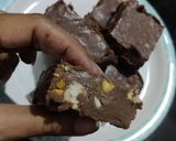 A picture of step 7 of Roasted Nuts Chocolate Fudge.