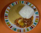 Foto del paso 3 de la receta: Arroz con puré, más huevos rancheros 😄