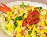 Foto del paso 17 de la receta Ensalada de bogavante y mango con crema de aguacate