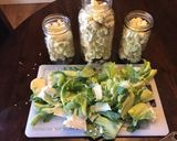 A picture of step 4 of California Farm Pickled Cauliflower Rosettes.