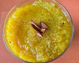 A picture of step 7 of Moong Dal Halwa.