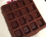 A picture of step 4 of Eggless chocolate waffle.
