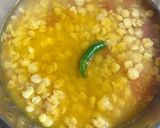 A picture of step 1 of Coconut Chana Dal.