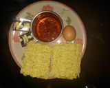A picture of step 1 of Homemade noodles and omelette.