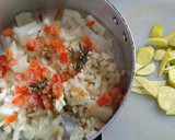 Foto del paso 1 de la receta: Tortilla de coliflor con jamón y queso al horno