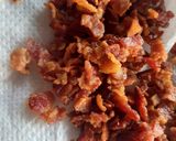 Foto del paso 2 de la receta: Ensalada de espinacas con tocino