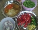 A picture of step 1 of Mater qeema.