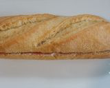 A picture of step 3 of Hot Serrano Ham and Brie Baguette Sandwich.