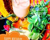A picture of step 4 of Papaya milk shake.