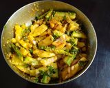 A picture of step 4 of Aloo ko Achar (Instant Potato Pickle) from Nepal).