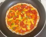 Hình bước làm 4 của món Pizza chảo