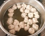 Hình bước làm 1 của món Canh Bí Đỏ Thịt Viên Cho Bé