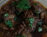 A picture of step 4 of Tawa fry Kaleji.