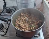Foto del paso 7 de la receta: Tacos de pollo y carne con vegetales