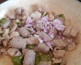 Foto del paso 2 de la receta Arroz con Pincho de Pollo y Salchicha (Arroz de Aprovechamiento)