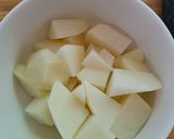 Hình bước làm 1 của món Canh đậu phụ (hũ) khoai tây cà rốt
