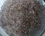 A picture of step 1 of Chia seeds with apple healthy breakfast.