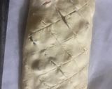Foto del passaggio 5 della ricetta Focaccia farcita con prosciutto e funghi