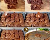 A picture of step 6 of Sizzler Fudge Brownie With Homemade Chocolate Sauce.