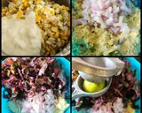 A picture of step 2 of Lal Saag Mix Dal Vada.