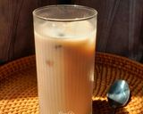 Hình bước làm 3 của món Trà sữa khoai môn trân châu