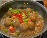 Foto langkah ke 6 dari resep Bola-bola daging sapi saus tiram.