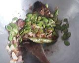 Foto langkah ke 3 dari resep Oseng bunga pepaya (kembang grandel) mix teri gunduL.