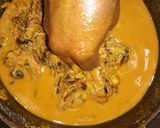 A picture of step 6 of Black soup(obhebe).