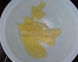 A picture of step 1 of Garlic Bread Toast with corn chaat.