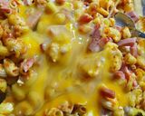 Foto del paso 4 de la receta: Fideos coditos al horno con jamón