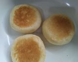 Foto langkah ke 4 dari resep Roti No Knead No Oven No Egg English Muffin.