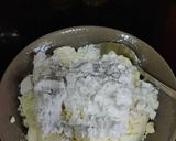 A picture of step 5 of Shrikhand Puri.