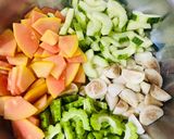 Hình bước làm 1 của món Mắm dưa cà