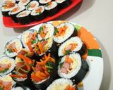 Foto langkah ke 7 dari resep Gimbap homemade mudah & praktis.