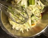 A picture of step 2 of Cabbage and Chilli Bhajia.