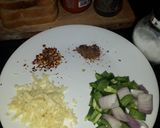 A picture of step 1 of Bread pizza.