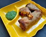 A picture of step 7 of Mix vegetable spring roll in air fryer.