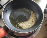 A picture of step 1 of Banana sabzi.