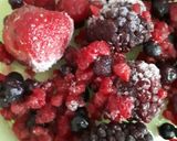 A picture of step 1 of Rose-Rasberry-SemolinaCake.