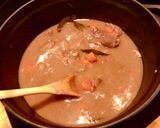 Hình bước làm 6 của món Món Pháp - Bourguignon De Boeuf (Bò Hầm Rượu Vang Đỏ)