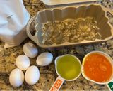 A picture of step 1 of Chocolate Cake.