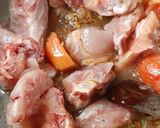 A picture of step 2 of Ghiya chicken.