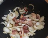 A picture of step 5 of Japanese curry chicken.