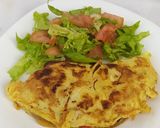 Foto del paso 2 de la receta: Omelette de Morcilla, Queso y Cebolla