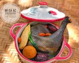 Hình bước làm 5 của món Mì Gà Ác Tiềm Thuốc Bắc